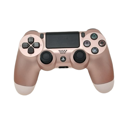 TMR搭載DUALSHOCK4（PS4コントローラー）再生利用整備済み品　RoseGold